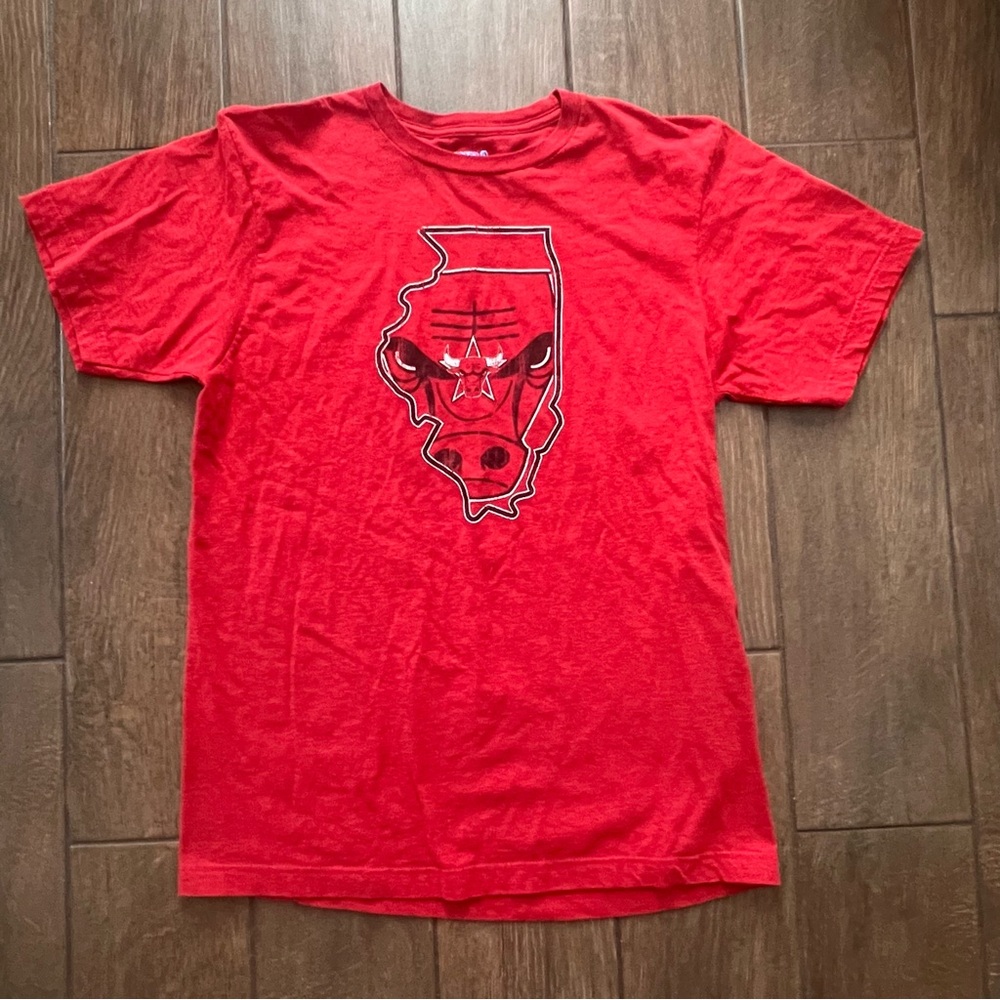 Chicago Bulls NBA Ring Spun Soft Red T Shirt size Large